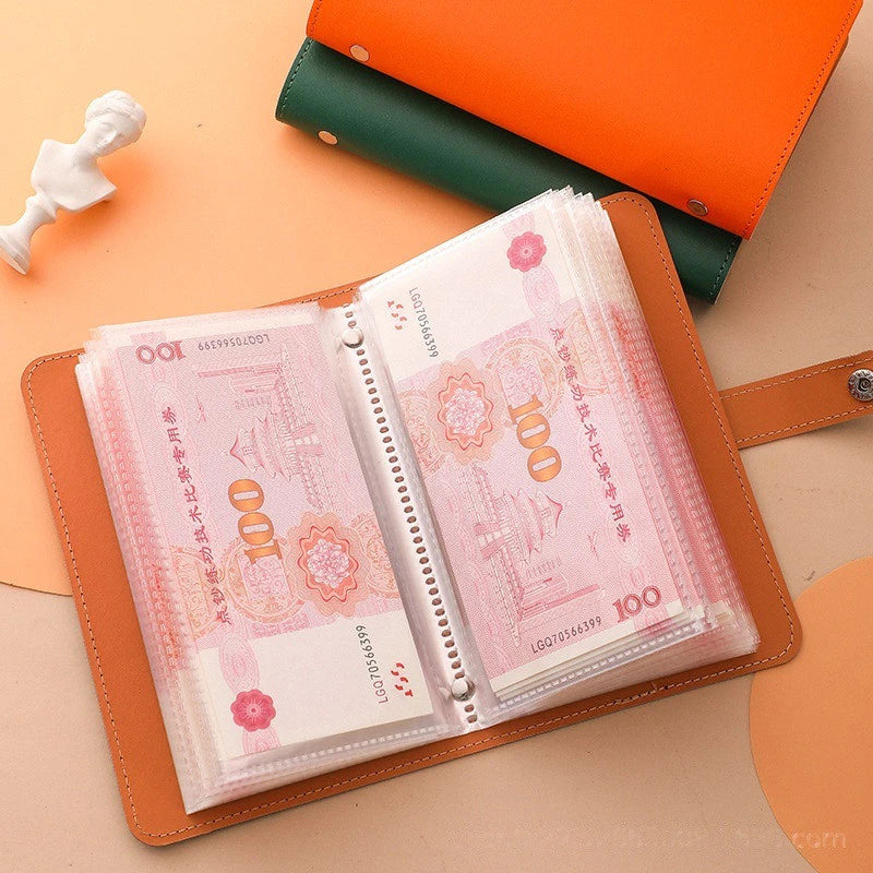 100 Days Envelope Challenge Budget Binder Money Savings Notebook Cash Storage Book Money