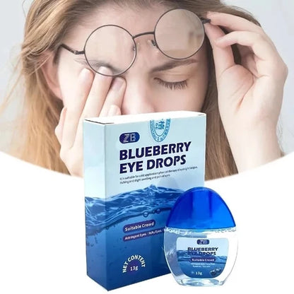 Blueberry Eye Drops 13g – Relieves Dry, Itchy Eyes, Redness, Fatigue & Blurred Vision
