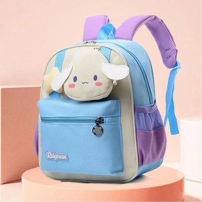 New style Kuromi Melody Kindergarten Girls Schoolbag Cinnamoroll Sanrio Cartoon Cute Schoolbag