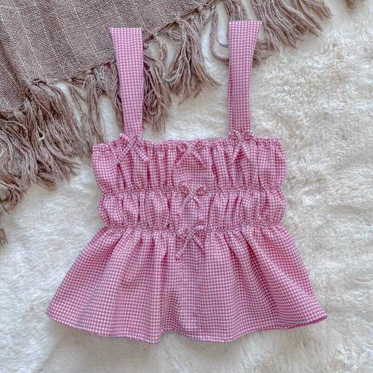 Penelope Coquette Ribbon Top L Meraki Manila Fabric Fit