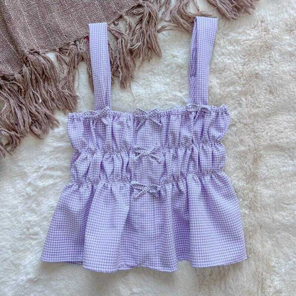 Penelope Coquette Ribbon Top L Meraki Manila Fabric Fit