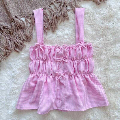 Penelope Coquette Ribbon Top L Meraki Manila Fabric Fit