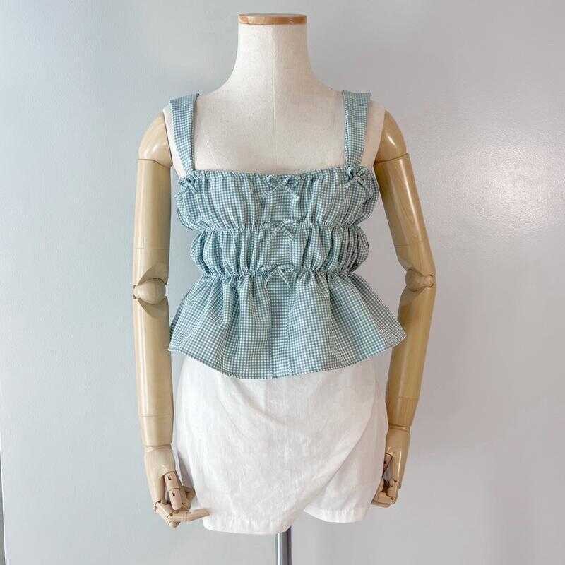 Penelope Coquette Ribbon Top L Meraki Manila Fabric Fit