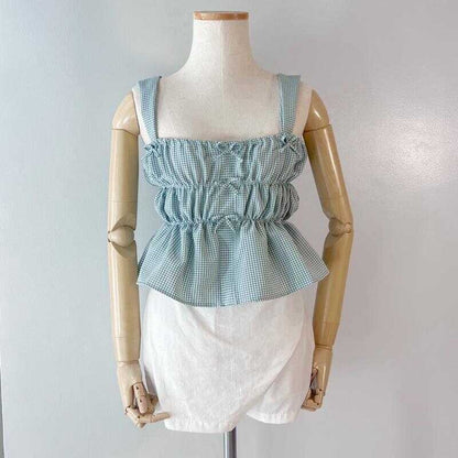 Penelope Coquette Ribbon Top L Meraki Manila Fabric Fit