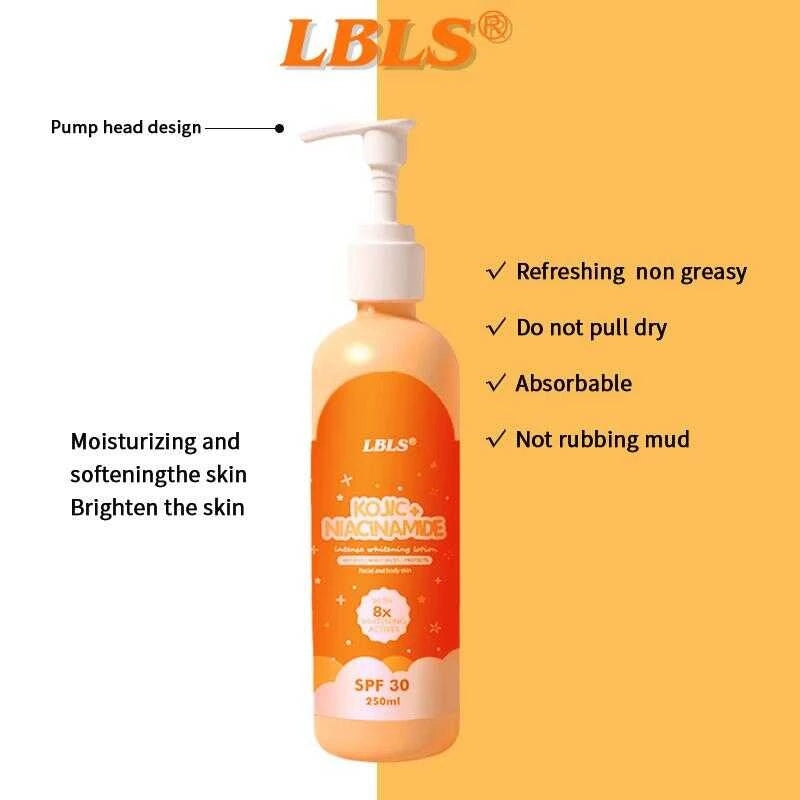 Lbls Kojic Acid Niacinamide Whitening Body Lotion Spf Pa Brightening And Moi Dfb