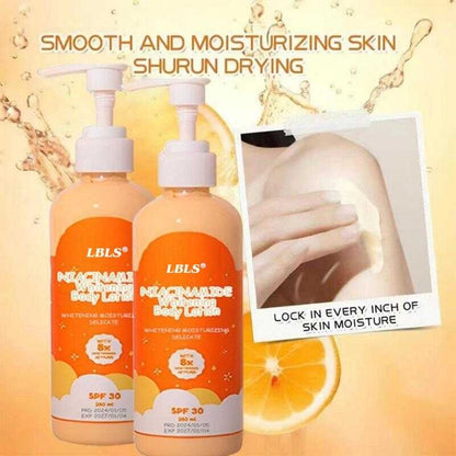 Lbls Kojic Acid Niacinamide Whitening Body Lotion Spf Pa Brightening And Moi Dfb