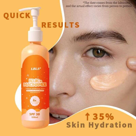 Lbls Kojic Acid Niacinamide Whitening Body Lotion Spf Pa Brightening And Moi Dfb