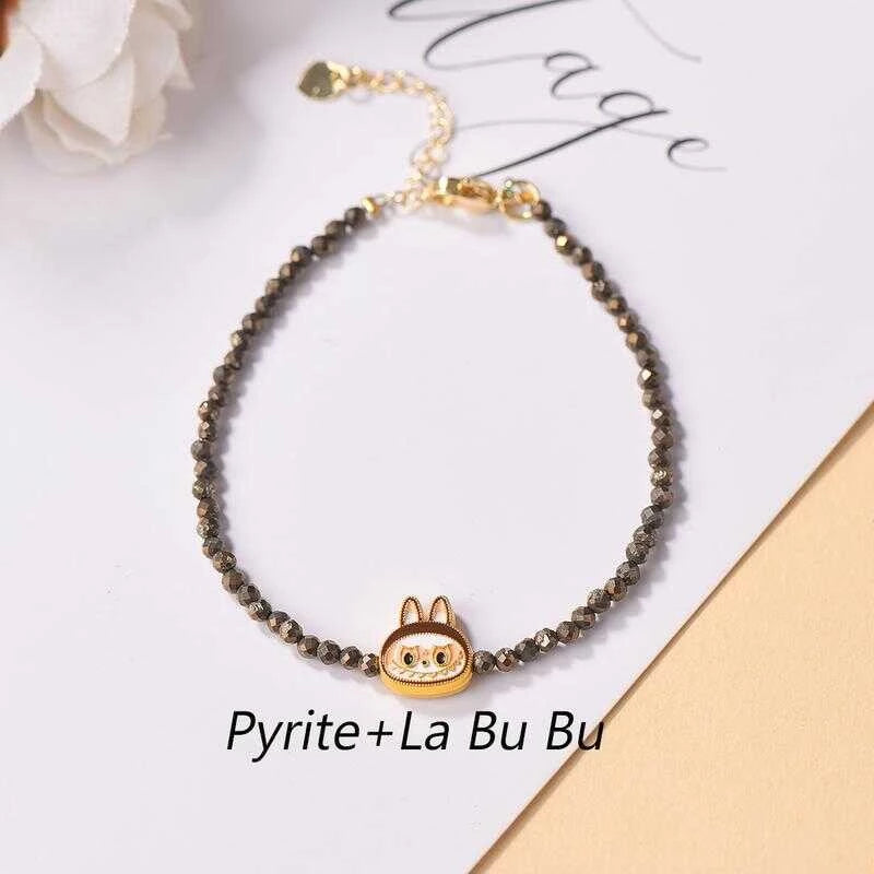 3Mm Genuine Natural Pyrite DIY Women's Bracelet New Style Grand And Beautiful Cbb-444