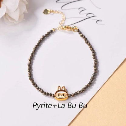 3Mm Genuine Natural Pyrite DIY Women's Bracelet New Style Grand And Beautiful Cbb-444