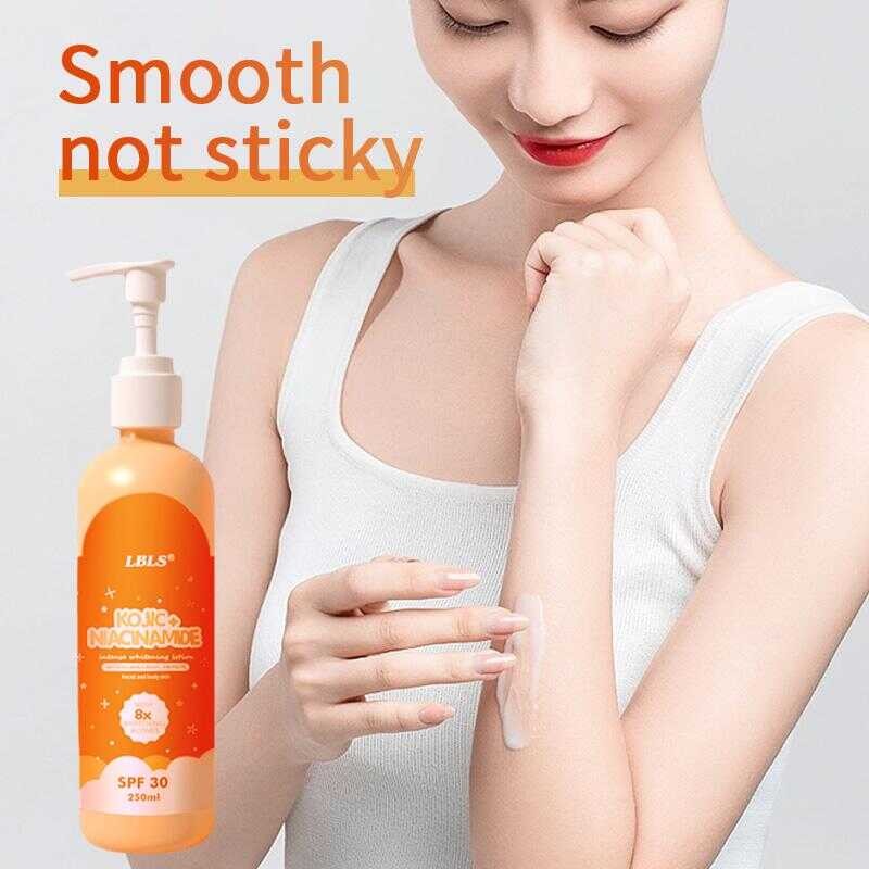 Lbls Kojic Acid Niacinamide Whitening Body Lotion Spf Pa Brightening And Moi Dfb