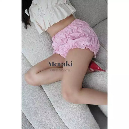Women's Polly Bloomer Coquette Shorts By Meraki Manila - Bottom, Womenswear Fabric Fit 203